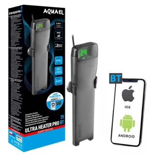 AQUAEL ULTRA HEATER PRO BT 25 W – grzałka Bluetooth 10–25 l