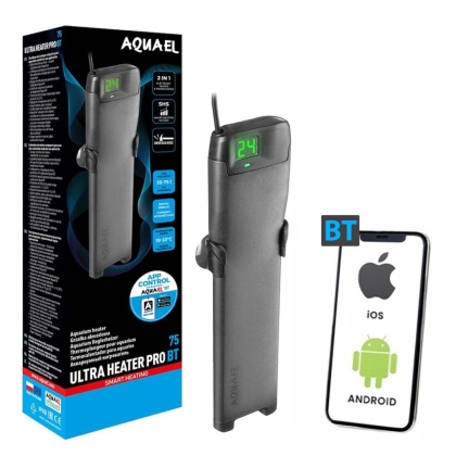 AQUAEL ULTRA HEATER PRO BT 75 W – grzałka Bluetooth 35–75 l
