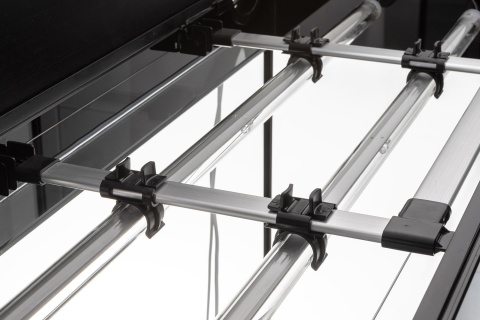 AQUAEL GLOSSY ST 80 Day & Night czarny – zestaw akwariowy 125 l z oświetleniem LED 2 × 14 W, Safe Tank