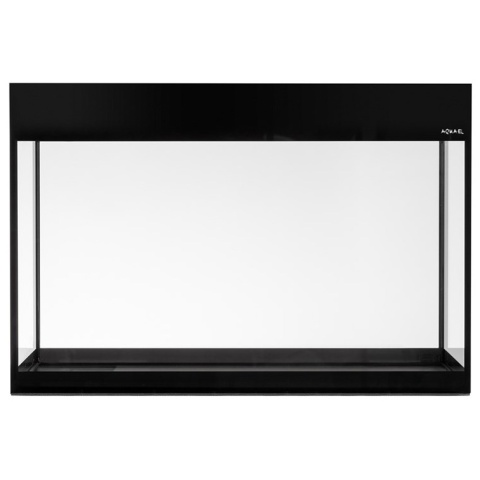 AQUAEL GLOSSY ST 80 Day & Night czarny – zestaw akwariowy 125 l z oświetleniem LED 2 × 14 W, Safe Tank