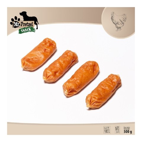 MR. PRETZEL Kielbaski z kurczakiem 500g (MP-4032)