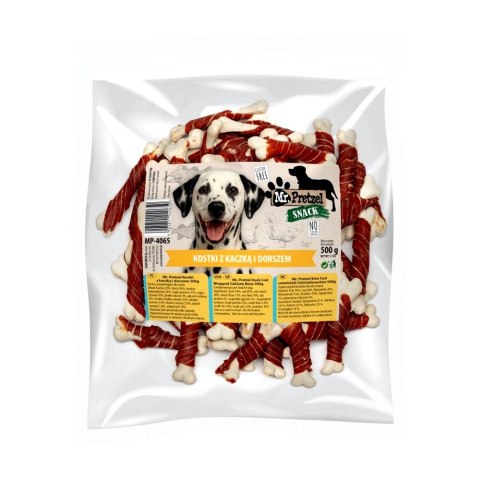 MR. PRETZEL Kostki z kaczka i dorszem 500g (MP-4065)