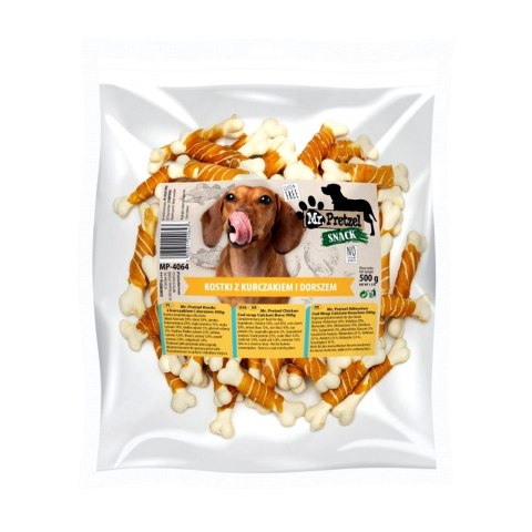 MR. PRETZEL Kostki z kurczakiem i dorszem 500g (MP-4064)