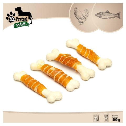 MR. PRETZEL Kostki z kurczakiem i dorszem 500g (MP-4064)