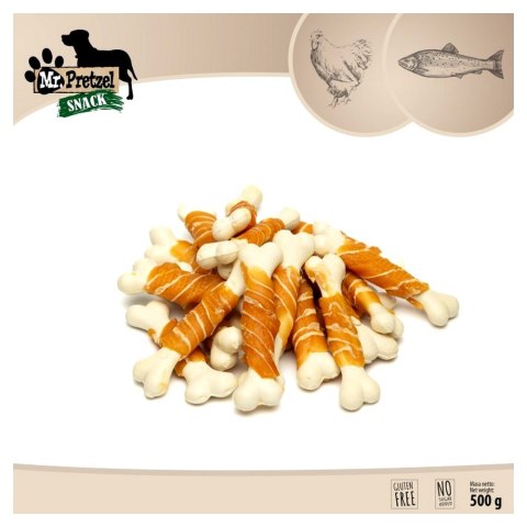 MR. PRETZEL Kostki z kurczakiem i dorszem 500g (MP-4064)