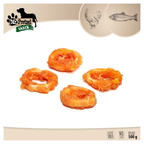 MR. PRETZEL Krazki z kurczaka i ryby 500g (MP-4062)