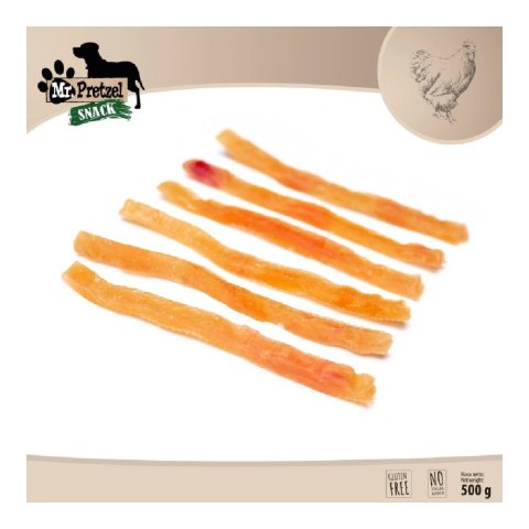 MR. PRETZEL Miekkie paski z kurczaka 500g (MP-4002)