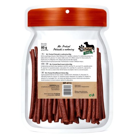 MR. PRETZEL Paluszki z wolowiny 80g (MP-4713)
